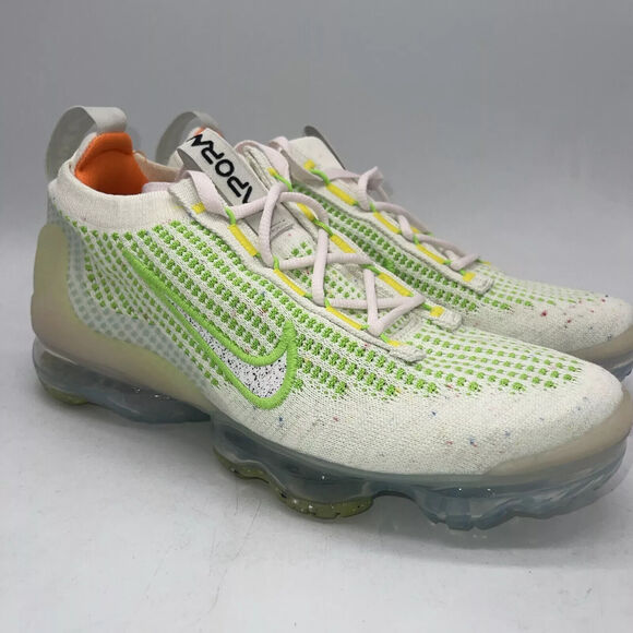 Nike Wmns Air VaporMax 2021 FK Flyknit White-Pearl Pink-Sail Sz 7 (FD0871-100) - Picture 3 of 7